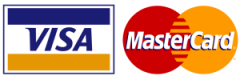 Pay by Visa or Mastercard